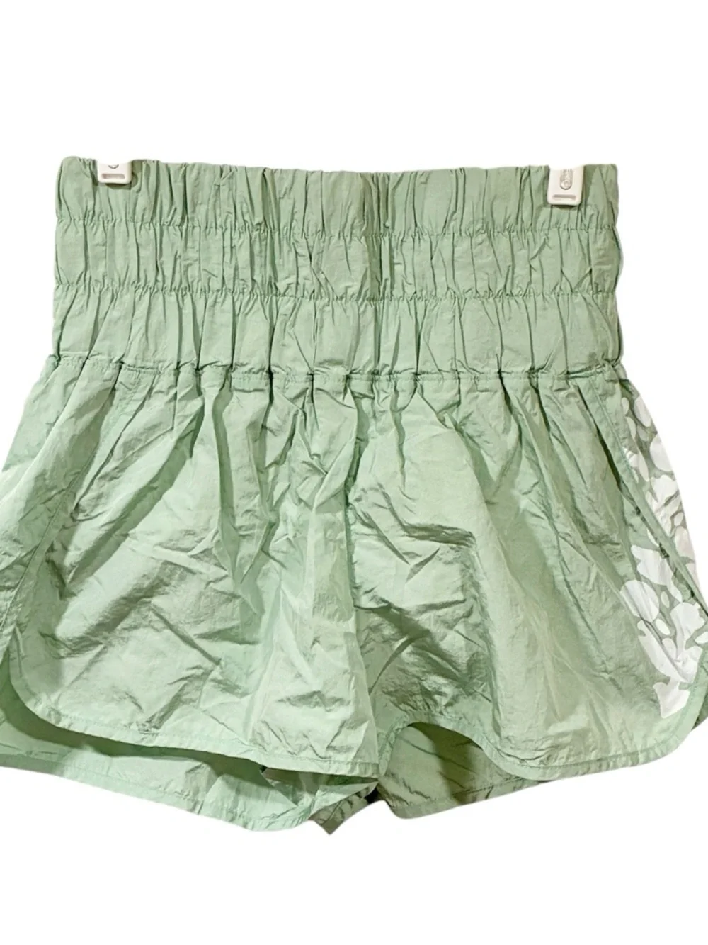 Free People Green Mist The Way Home High Rise Shorts‎ Size Medium